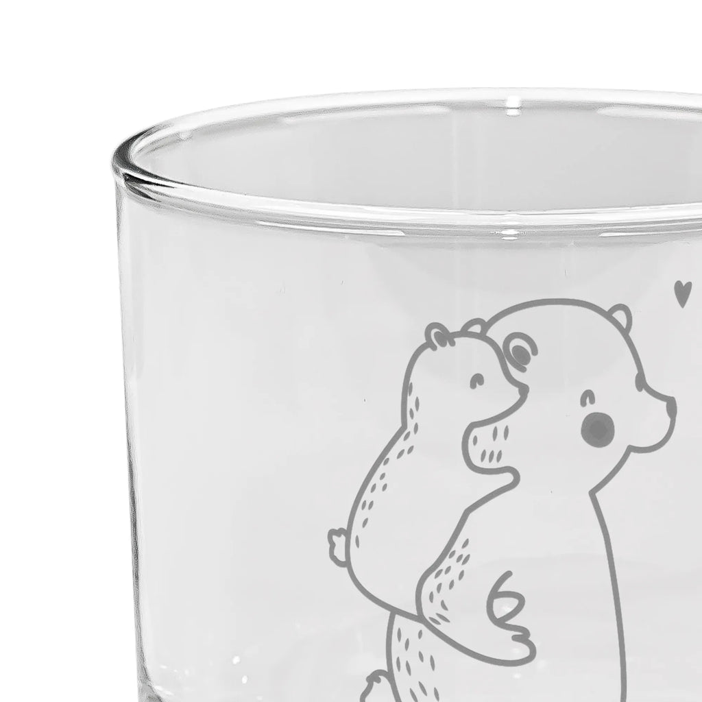 Szklanka do ginu Tata Niedźwiedź Rodzina, Dzień Ojca, Dzień Matki, brat, siostra, mama, tata, babcia, dziadek