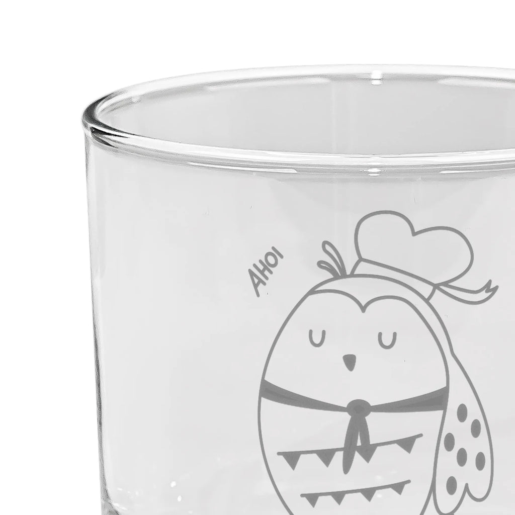 gin glass Owl sailor owl, forest animal, bird, nocturnal, gift ideas, birthday present, illustrated, funny, romantic gift, owl decor, Sailor, Girlfriend, Owl, Marriage, Mariner, Pun funny, Owl decoration, Owl saying, Wedding anniversary gift, Home port