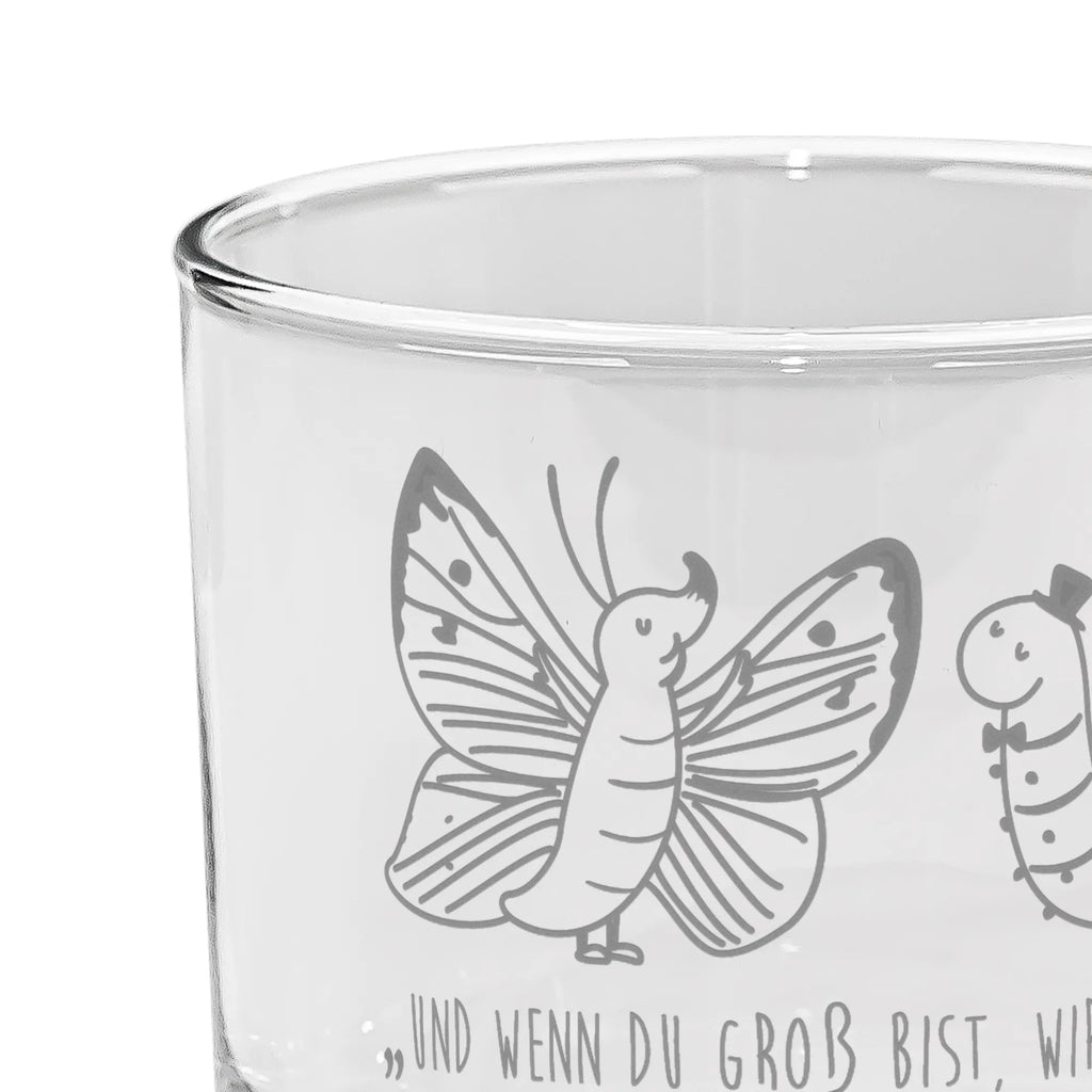 gin glass Caterpillar butterfly small animals, cute, funny, cute animal motives, hand drawn, small world, funny sayings, good mood, happy, gifts, gift ideas, special gifts, animal lover, card, butterfly, beauty, Caterpillar, growing up, development, cocoon, hat, lemon butterfly