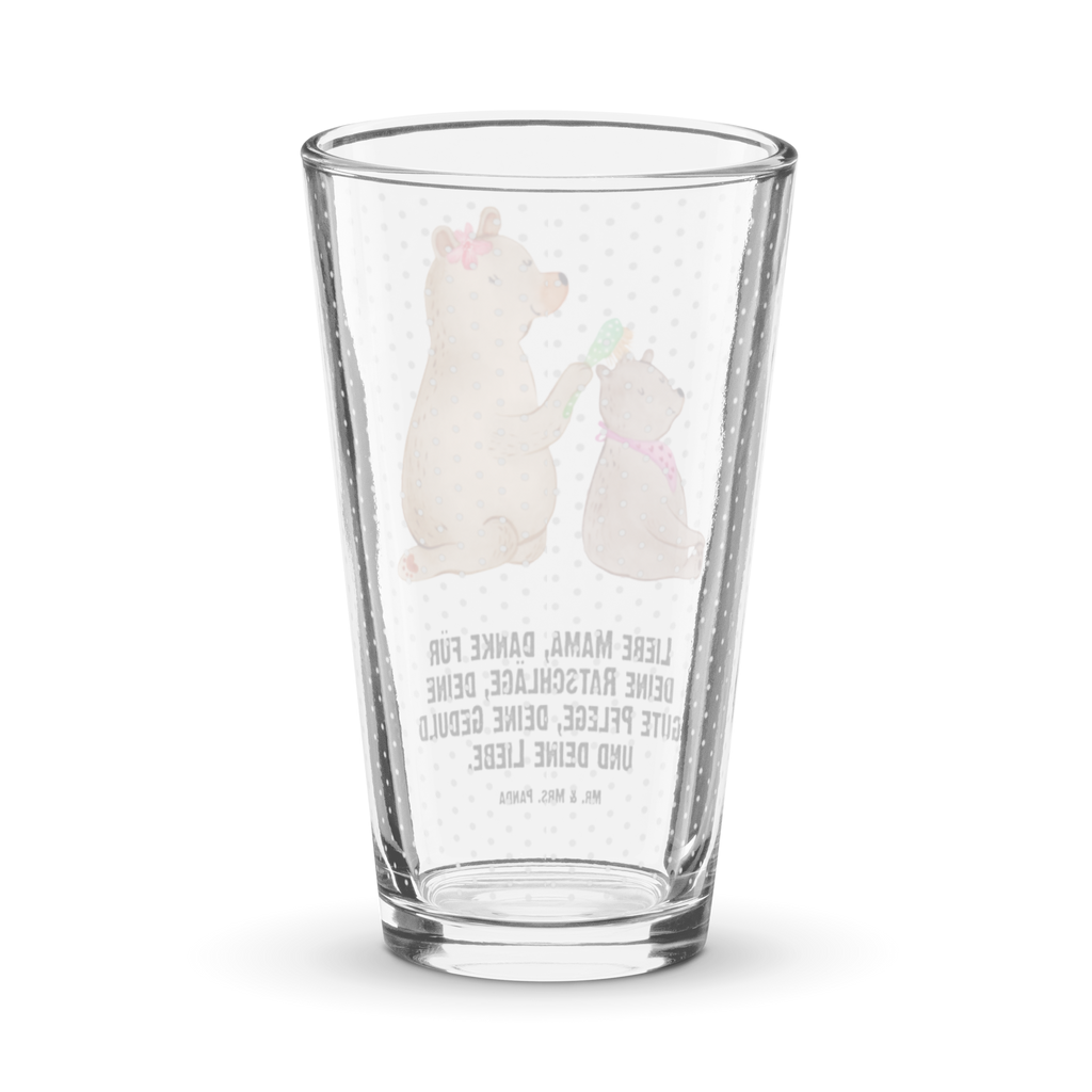 Premium Trinkglas Bär mit Kind Trinkglas, Glas, Pint Glas, Bierglas, Cocktail Glas, Wasserglas, Familie, Vatertag, Muttertag, Bruder, Schwester, Mama, Papa, Oma, Opa, Geschenk, Mutti, Mutter