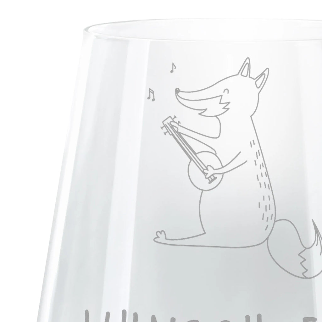 Personalized Engraved Lantern Fox guitar fox, foxes, forest wildlife, clever as a fox, animal lover, singer, musician, Fox, gift musician, music saying, guitar