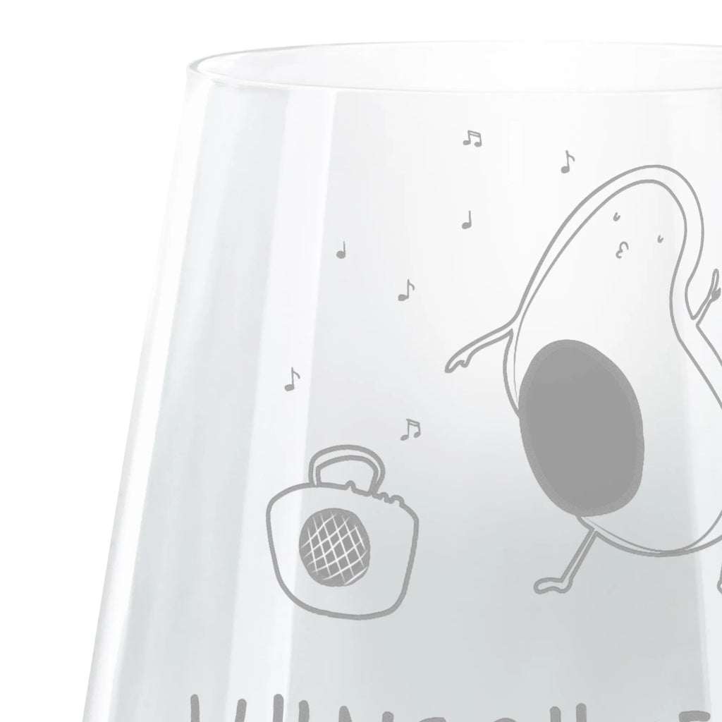 Spersonalizowany grawerowany świecznik Awokado tańczyć Awokado, Warzywa, Wegan, Zdrowy