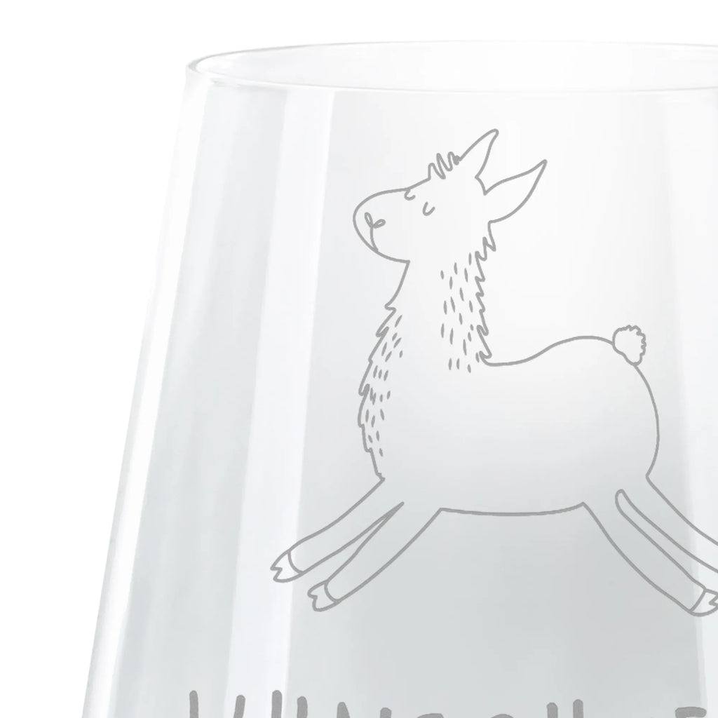 Spersonalizowany grawerowany świecznik lama Skakanie Lama, Alpaka