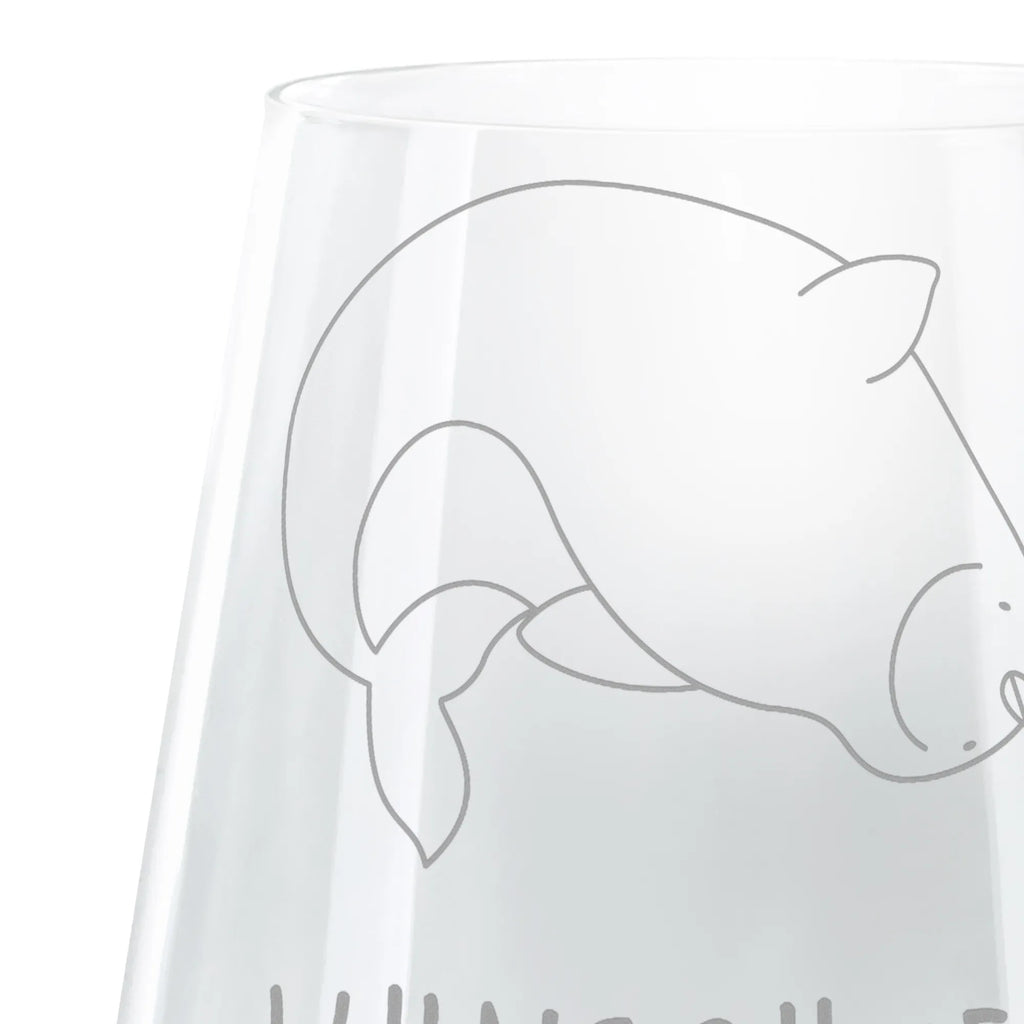 Spersonalizowany grawerowany świecznik Narwal Zwierzeta morskie, Morze, Wakacje