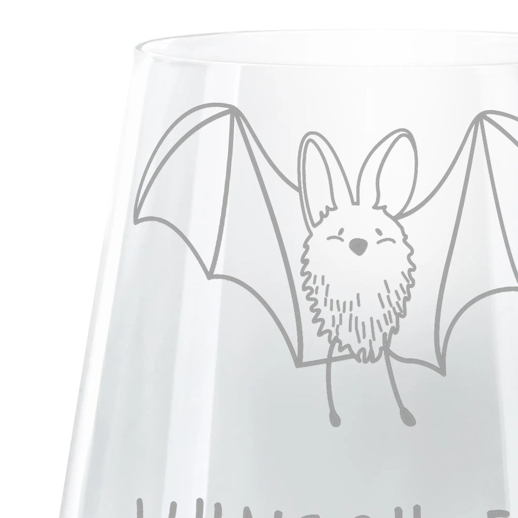 Personalized Engraved Lantern bat wing small animals, cute, funny, cute animal motives, hand drawn, small world, funny sayings, good mood, happy, gifts, gift ideas, special gifts, animal lover, card