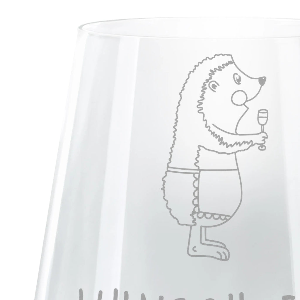 Personalized Engraved Lantern Hedgehog wine small animals, cute, funny, cute animal motives, hand drawn, small world, funny sayings, good mood, happy, gifts, gift ideas, special gifts, animal lover, card, red wine, drinking wine, wine decoration, wine saying, hedgehog, gift wine drinker, gift wine lover, wine glass, white wine