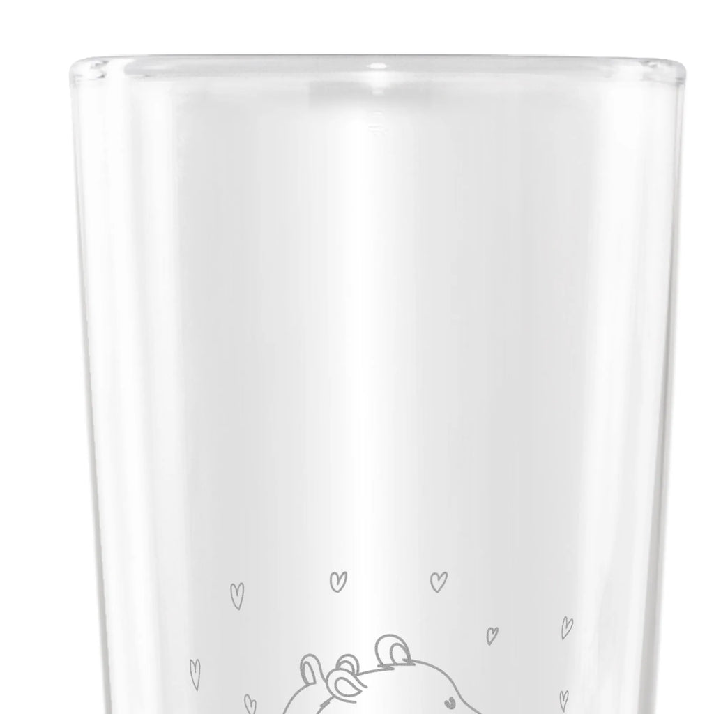 Customizable Wheat Glass Icebear Embrace small animals, cute, funny, cute animal motives, hand drawn, small world, funny sayings, good mood, happy, gifts, gift ideas, special gifts, animal lover, card