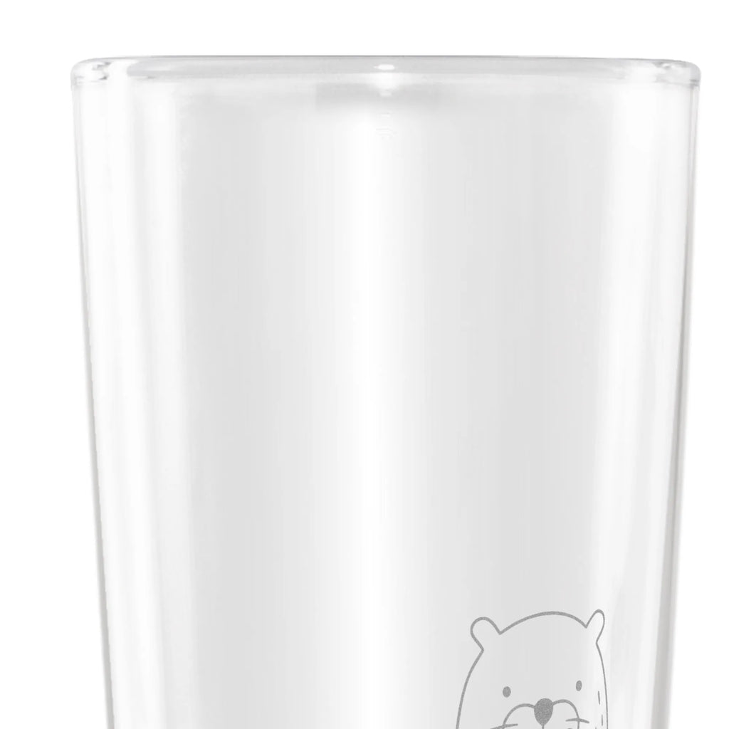 Customizable Wheat Glass otter Stone otter, marten, sea otter, European otter, water mammal, aquatic animal, baby otter, predator, water, otter gifts, animal lover, gift ideas for animal lovers, animal, mammal, water animal, gifts for people in love, Otter Sea Otter Lake Otter