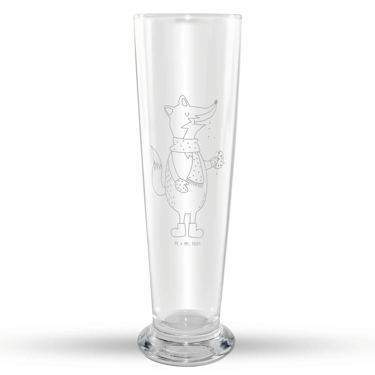 Weizenglas Fuchs Keks Weizen Glas, Weizenbier Glas, Mr & Mrs Panda Weizenglas, Bier Glas, Weißbierglas, Bierglas, Fuchs, Kekse, Weihnachtszeit, Küche Deko, Winter, Plätzchen, Backen Spruch, Liebe, Füchse