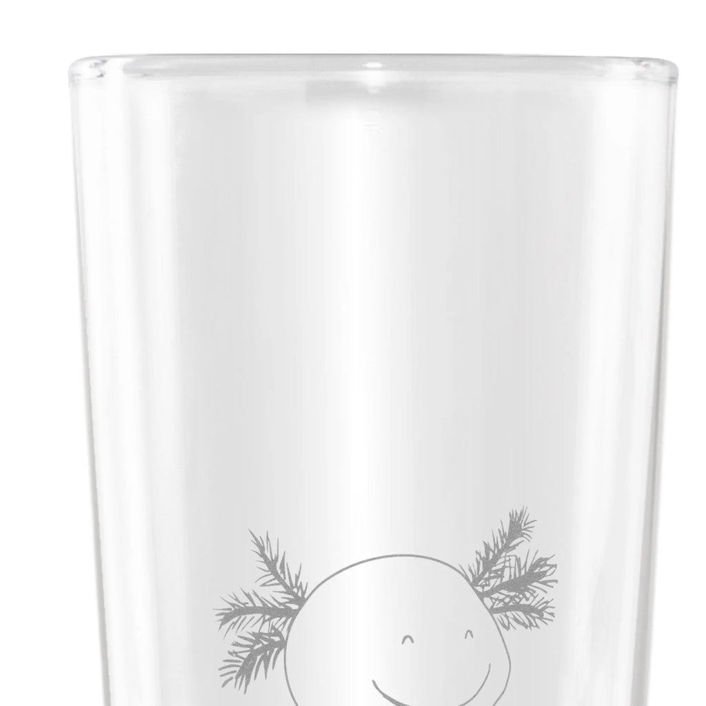 Weizenglas Axolotl Glücklich Weizenglas, Weizenbier Glas, Vatertag, Weizenbierglas, Weizen Glas, Axolotl, Molch, Lurche, Motivation, gute Laune, Lurch, Axolot, Schwanzlurch
