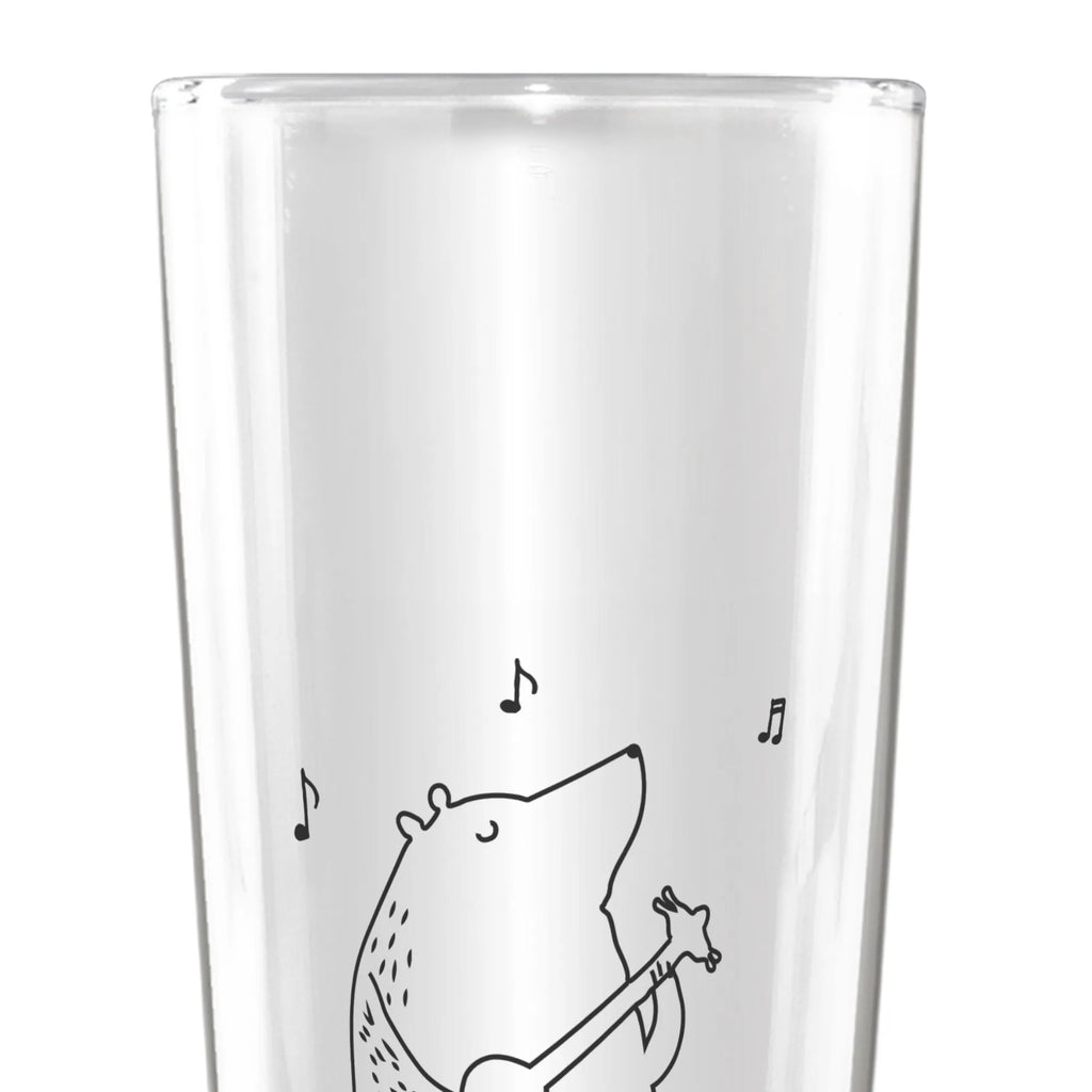 Weizenglas Bär Gitarre Weizen Glas, Weizenglas, Vatertag, Weizenbierglas, Weizenbier Glas, Bär, Teddy, Teddybär