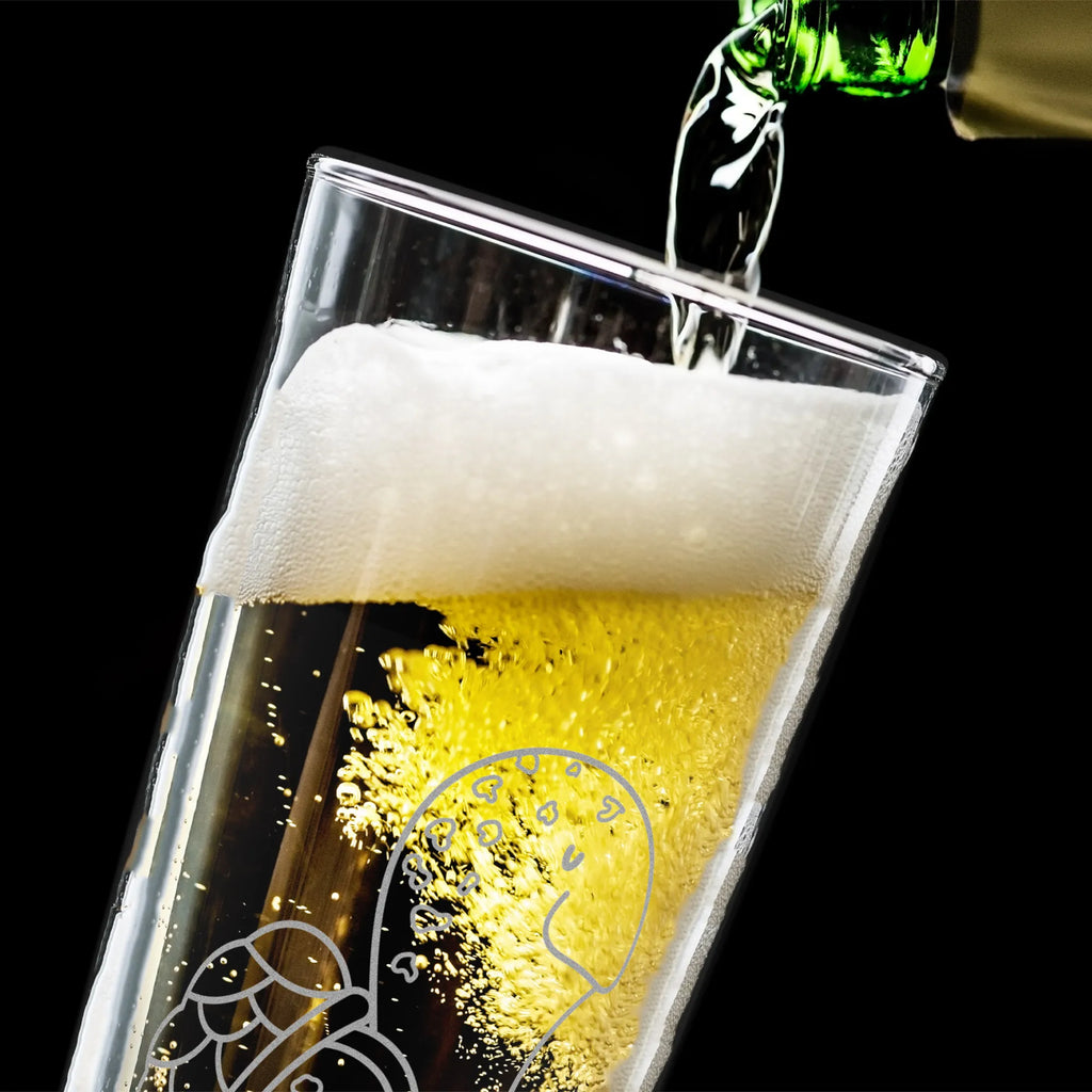 Weizenglas Schildkröte Wanderer Weizenbierglas, Vatertag, Weizenbier Glas, Weizenglas, Weizen Glas, Schildkröte, Motivation, Motivationssprüche, Motivationsspruch, Neuanfang, Schildkröten