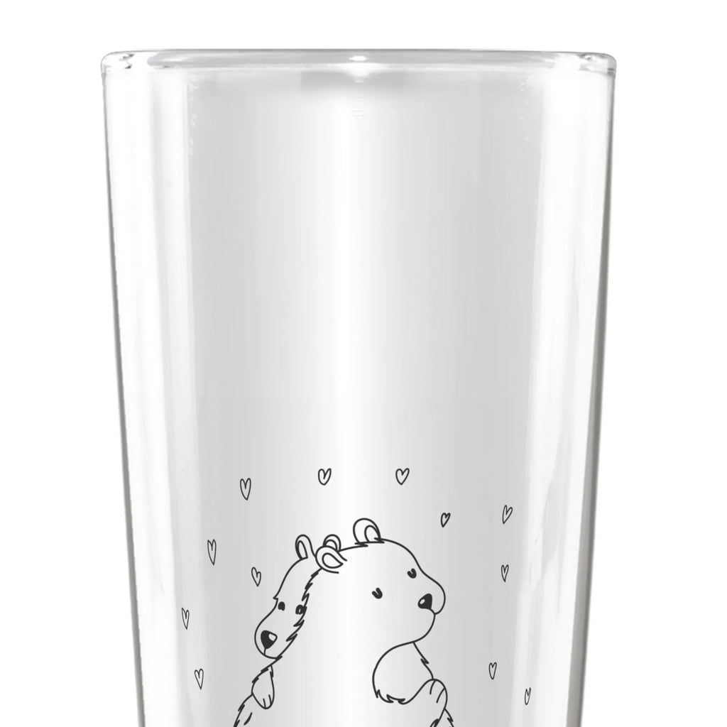 Weizenglas Eisbär Umarmen Weizen Glas, Weizenbierglas, Weizenglas, Vatertag, Weizenbier Glas, Tiermotive, Gute Laune, lustige Sprüche, Tiere
