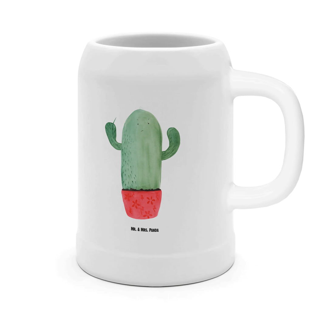 Bierkrug Kaktus wütend Bierkrug, Bierkrüge, Bierkrug Steingut, Steinkrüge, 0, 5 l, 500ml, Krug, Kaktus, Kakteen, ärgern, Büro, Schule, Büroalltag, Chefin, Kollege, Kollegin, wütend