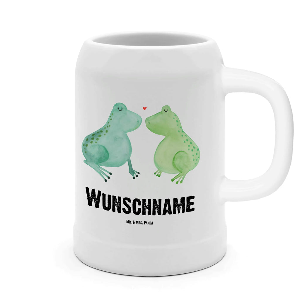 Personalizowany kufel piwa Żabia miłość Miłość, partner, przyjaciel, przyjaciółka, mąż, żona, wesele, zaręczyny, prośba o rękę, prezent miłosny, rocznica, dzień ślubu