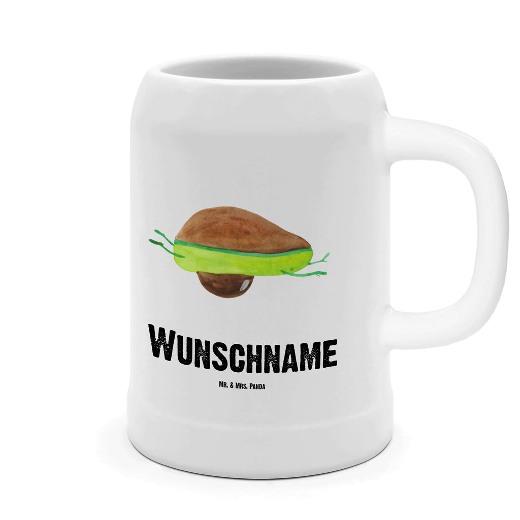 Personalizowany kufel piwa Awokado joga Awokado, Warzywa, Wegan, Zdrowy