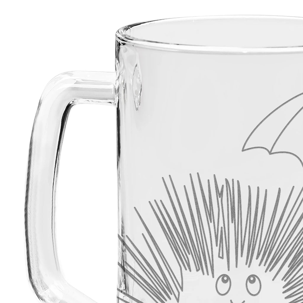 Grawerowany Kufel Piwa Jeżowiec Zwierzeta morskie, Morze, Wakacje