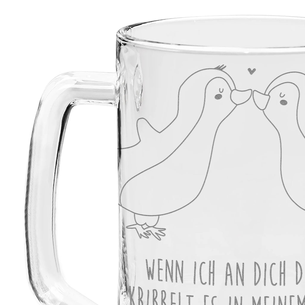 Engraved Beer Mug penguins kiss Love, Loving, Two, Together, Marriage, Engagement, Proposal of marriage, Love gift, gift for her, gift for him, anniversary gift, Valentine&#39;s Day Gift for Women Love Gift Anniversary Wedding Anniversary Party Favor Gift for Girlfriend Gift for Partner Boyfriend Gift Token of Love for Men for Husband