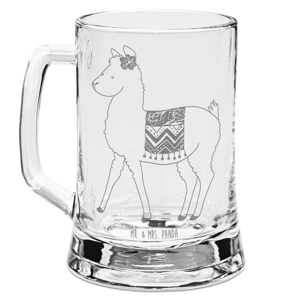 Engraved Beer Mug alpaca Proud alpaca, llama, pako, camel, Peru, animal, favourite animal