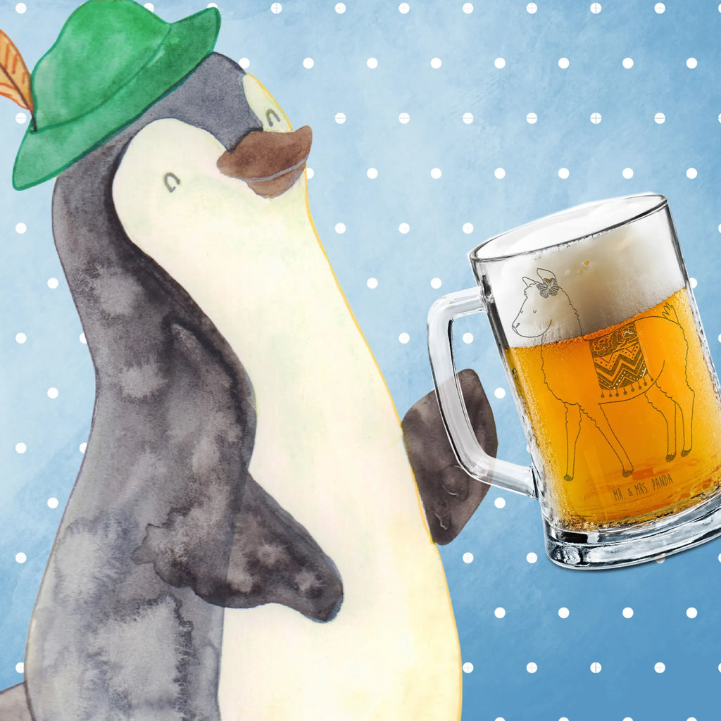 Engraved Beer Mug alpaca Proud alpaca, llama, pako, camel, Peru, animal, favourite animal