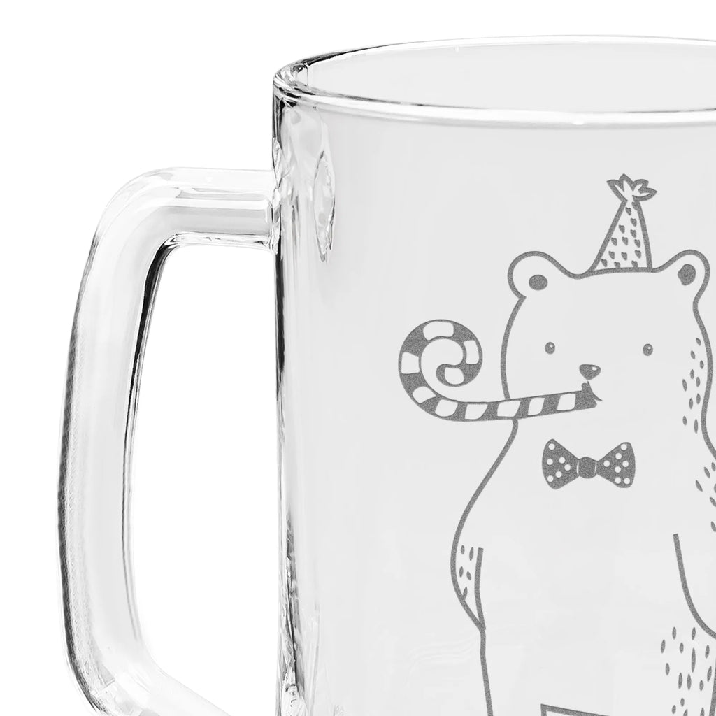 Grawerowany Kufel Piwa Niedźwiedź urodziny Niedźwiedź, Miś, Pluszowy miś