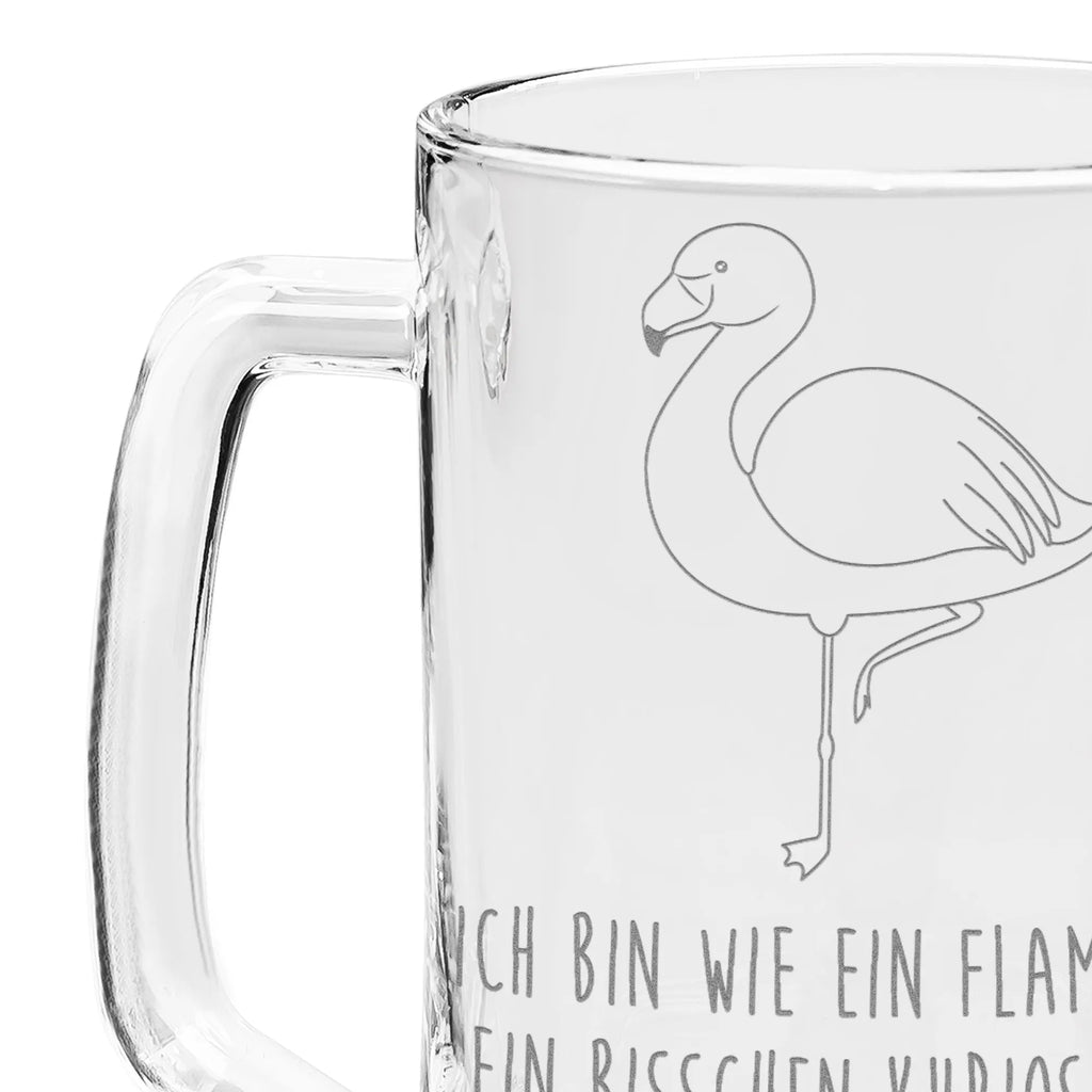Grawerowany Kufel Piwa Flamingo Klasyczny Flamingo
