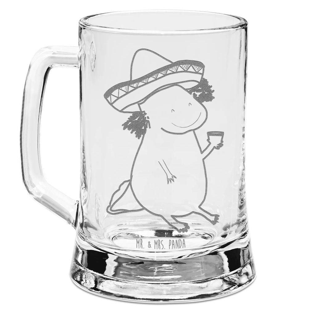 Grawerowany Kufel Piwa Aksolotl Tequila Axolotl, Molch