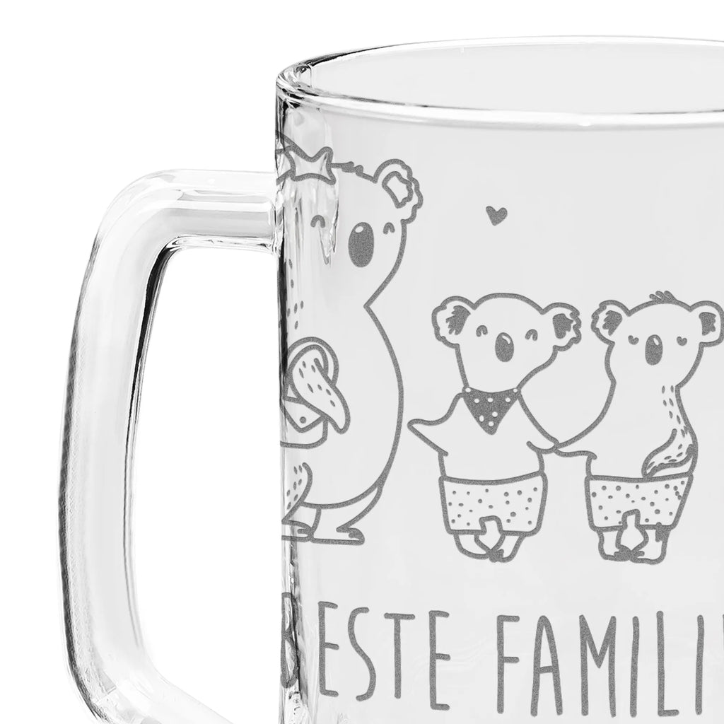 Grawerowany Kufel Piwa Rodzina koali dwa Rodzina, Dzień Ojca, Dzień Matki, brat, siostra, mama, tata, babcia, dziadek