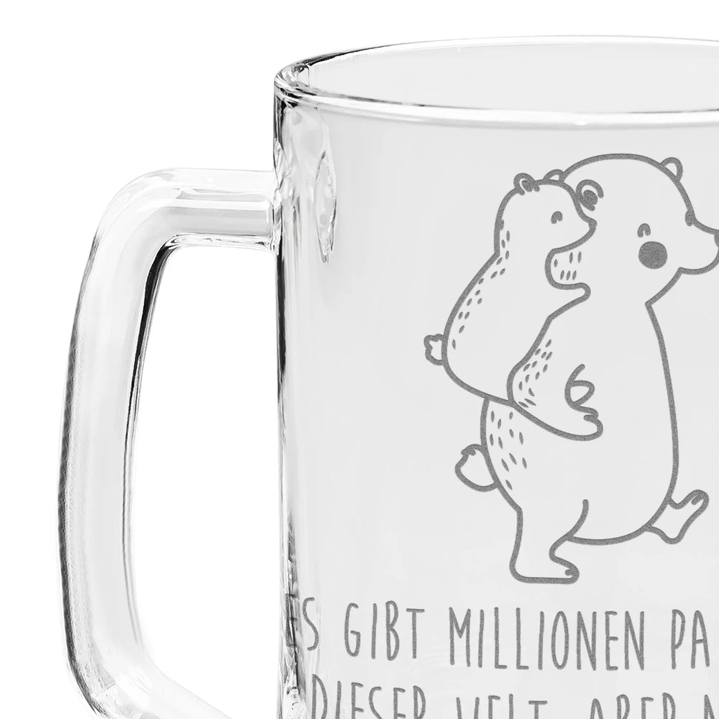 Grawerowany Kufel Piwa Tata Niedźwiedź Rodzina, Dzień Ojca, Dzień Matki, brat, siostra, mama, tata, babcia, dziadek