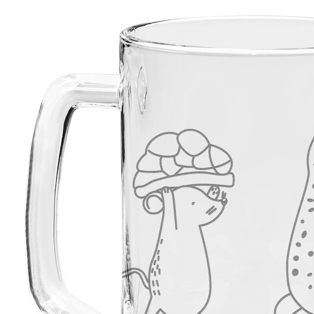 Engraved Beer Mug tortoise Mouse turtle, tortoise, reptile, ancient creature, cute, sweet, gift, gift ideas, birthday gift, illustrated, funny, turtle gift items, funny turtle gifts, pet turtles, mom, best friend, sister or daughter, turtle lover, mouse, friends, girlfriends, best friends
