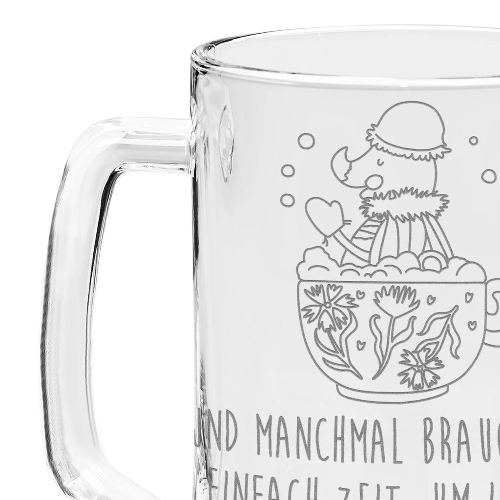 Grawerowany Kufel Piwa Ćma kąpiel pianowa Motywy zwierzęce, dobra energia, zabawne powiedzonka, zwierzęta