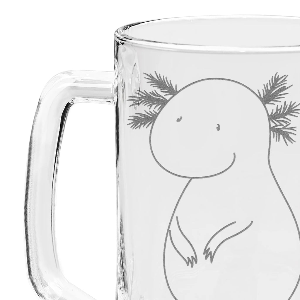 Grawerowany Kufel Piwa aksolotl null Axolotl, Molch