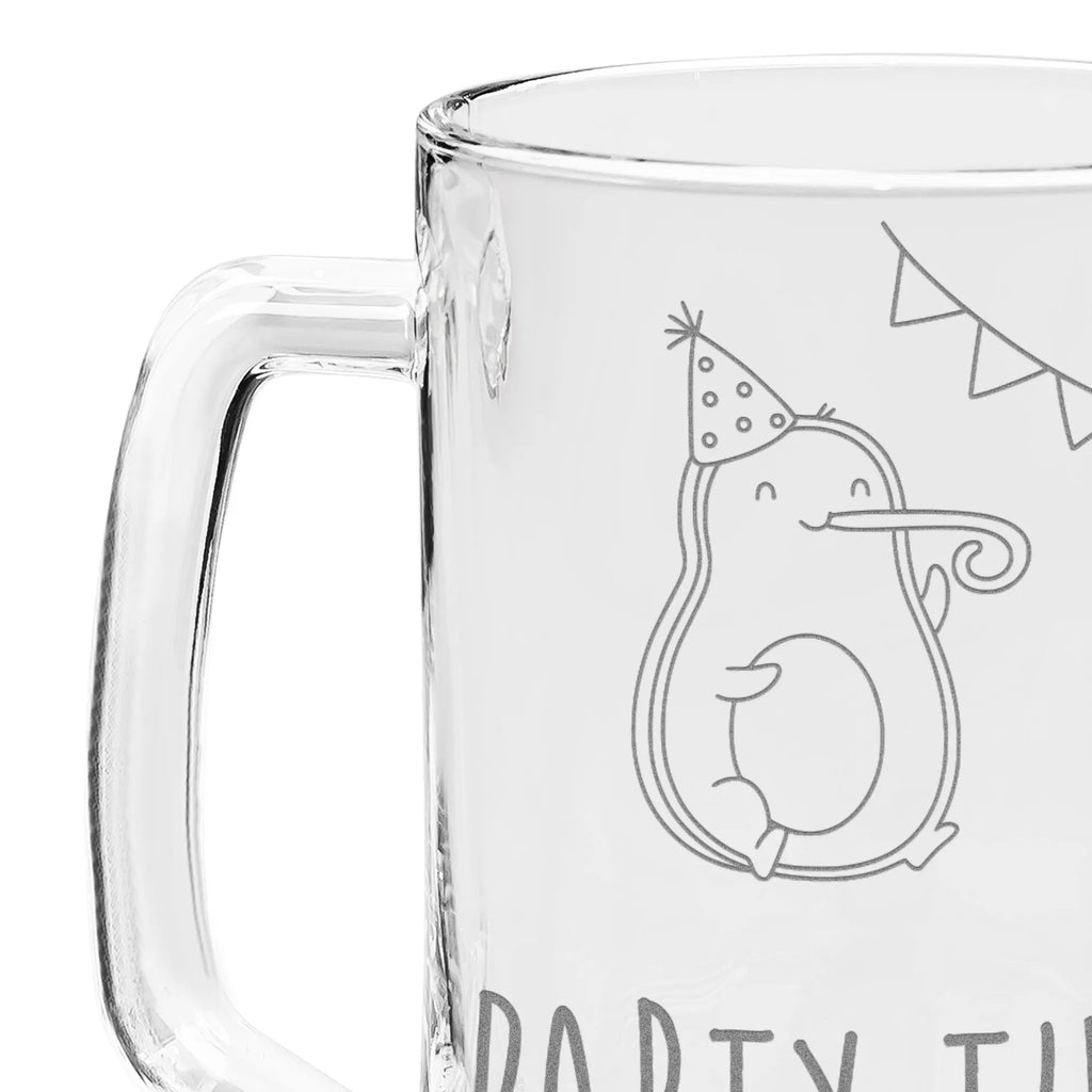 Grawerowany Kufel Piwa Awokado Czas na imprezę Awokado, Warzywa, Wegan, Zdrowy