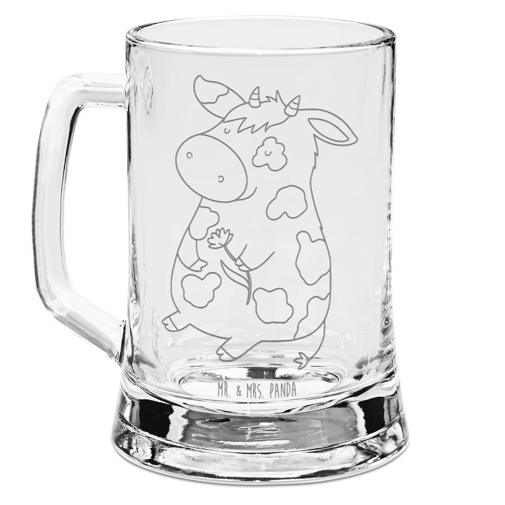 Grawerowany Kufel Piwa Krowa Gospodarstwo, zwierzęta gospodarskie, rolnik, rolniczka