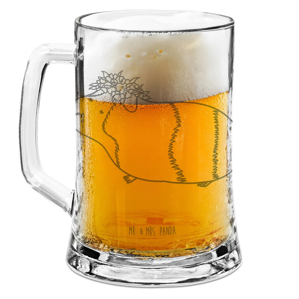 Grawerowany Kufel Piwa świnka morska mądrość Motywy zwierzęce, dobra energia, zabawne powiedzonka, zwierzęta