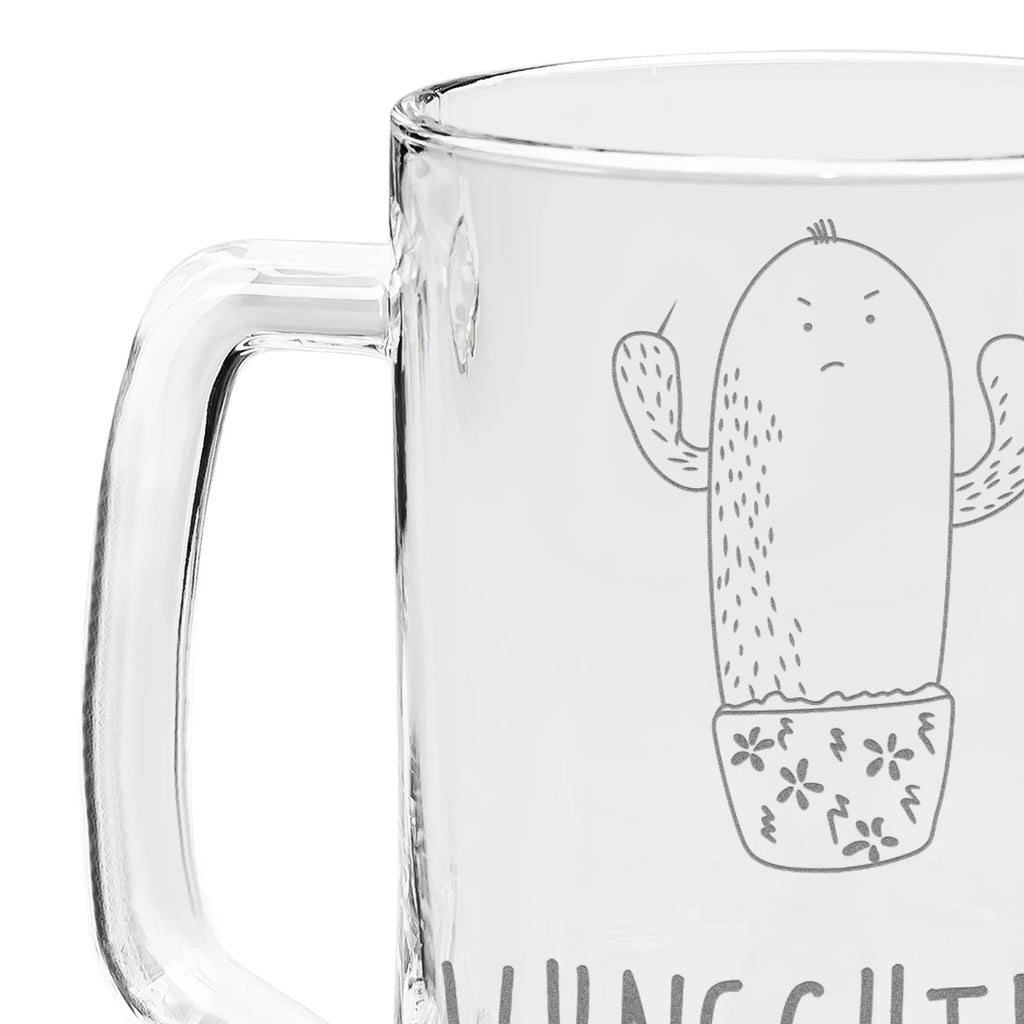 Personalizowany kufel do piwa z grawerem Kaktus gniew Kaktus, Kaktusy