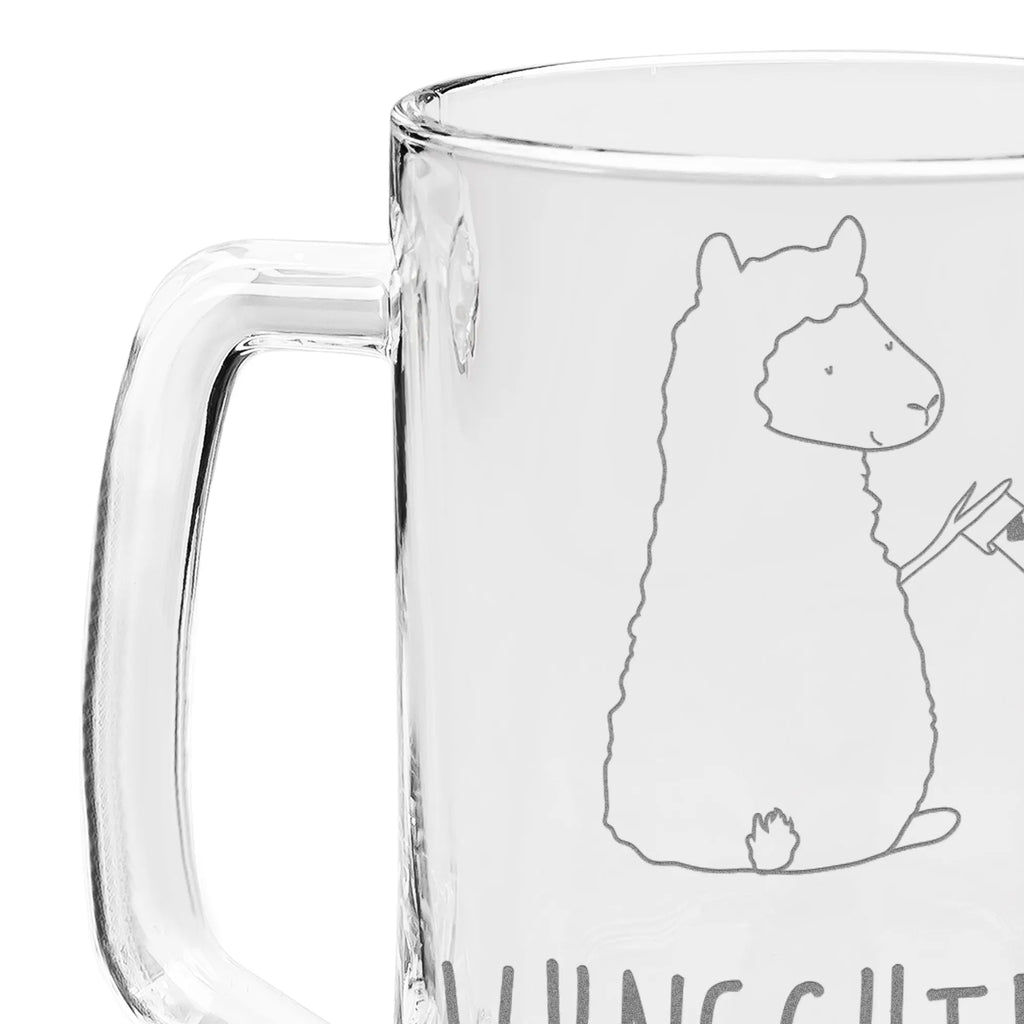 Personalized Engraved Beer Mug alpaca banner alpaca, llama, pako, camel, Peru, animal, favourite animal, Alpaca, alpacas, llamas, love