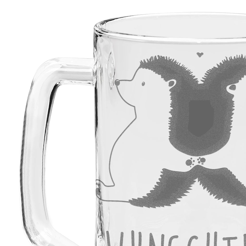 Personalized Engraved Beer Mug Hedgehogs holding hands Love, Loving, Two, Together, Marriage, Engagement, Proposal of marriage, Love gift, gift for her, gift for him, anniversary gift, hand in hand, proof of love, hedgehog, great love, love, love gift, anniversary, hedgehog love, togetherness, favourite person, engagement, gift for two, love message, wedding