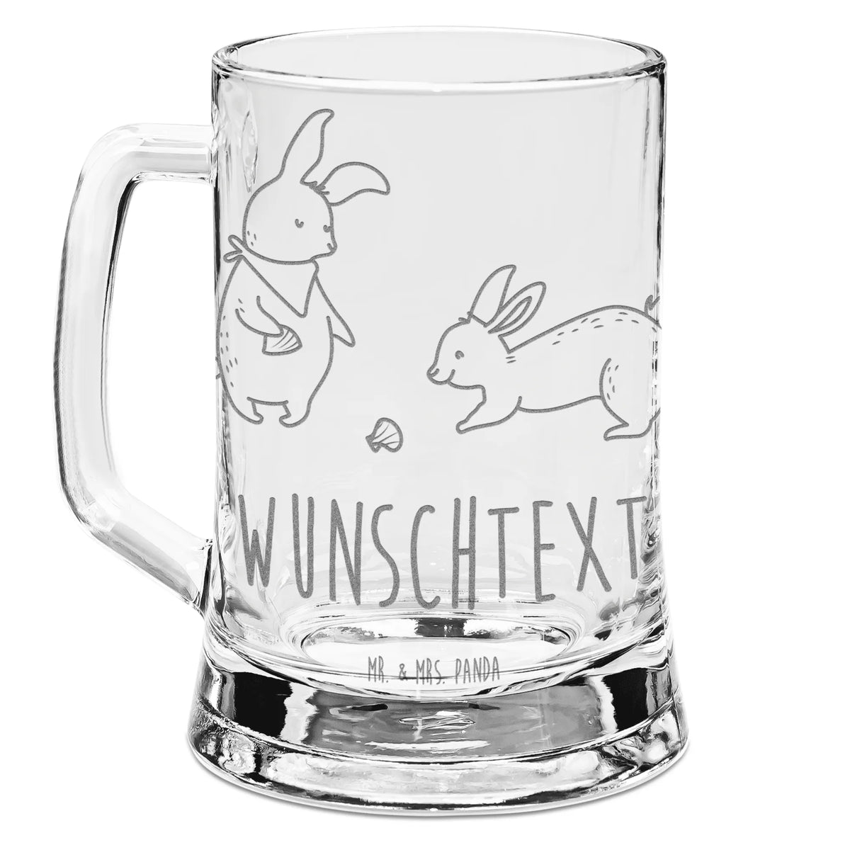 Personalized Engraved Beer Mug Bunnies with seashell Family, Father's Day, Mother's Day, brother, sister, Mom, Dad, girlfriend, collecting shells, best friend, rabbits, shells, girlfriends, BFF, sea, best friends