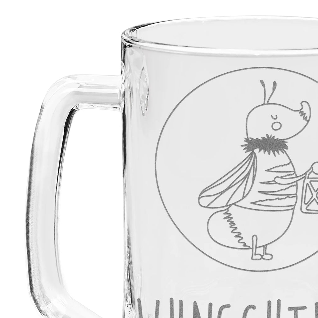 Personalizowany kufel do piwa z grawerem Świetlik Motywy zwierzęce, dobra energia, zabawne powiedzonka, zwierzęta