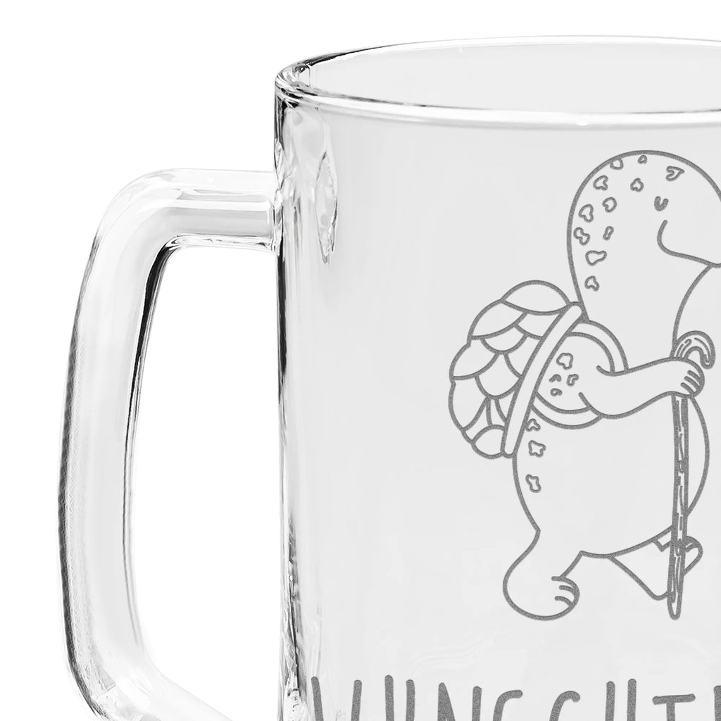 Personalizowany kufel do piwa z grawerem żółw Wędrowiec Skałka