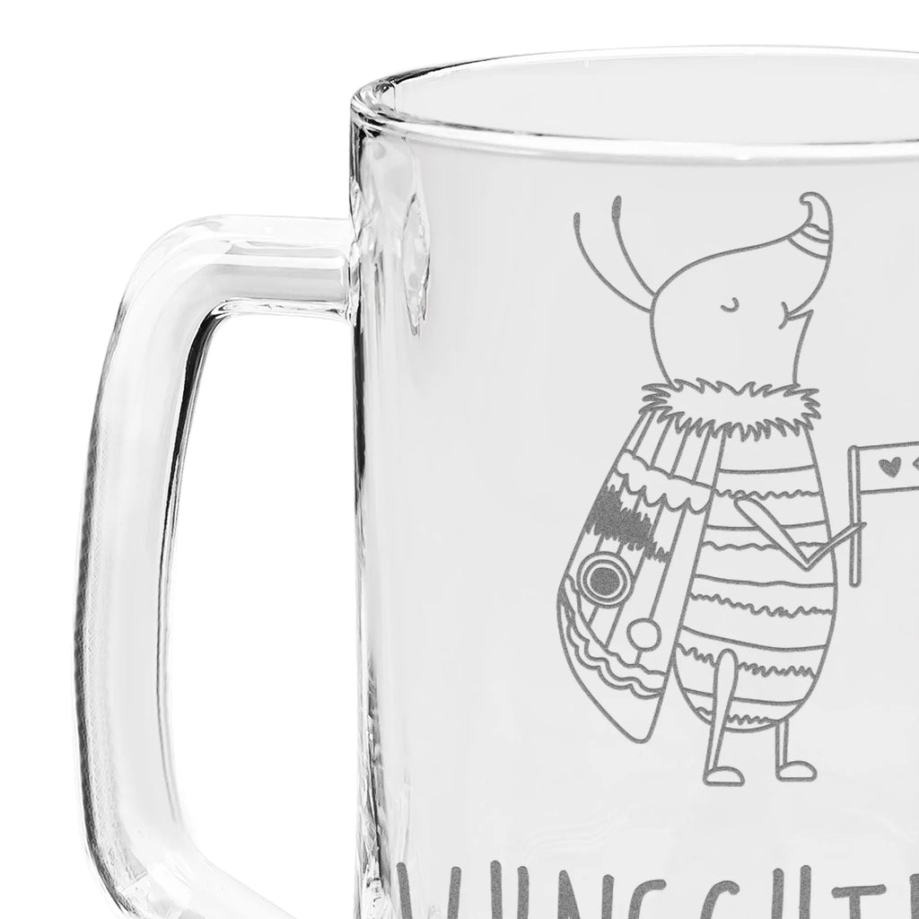 Personalized Engraved Beer Mug Moth flag small animals, cute, funny, cute animal motives, hand drawn, small world, funny sayings, good mood, happy, gifts, gift ideas, special gifts, animal lover, card, Kitchen decoration, Beetle, Moth, Saying funny, How much does the world cost