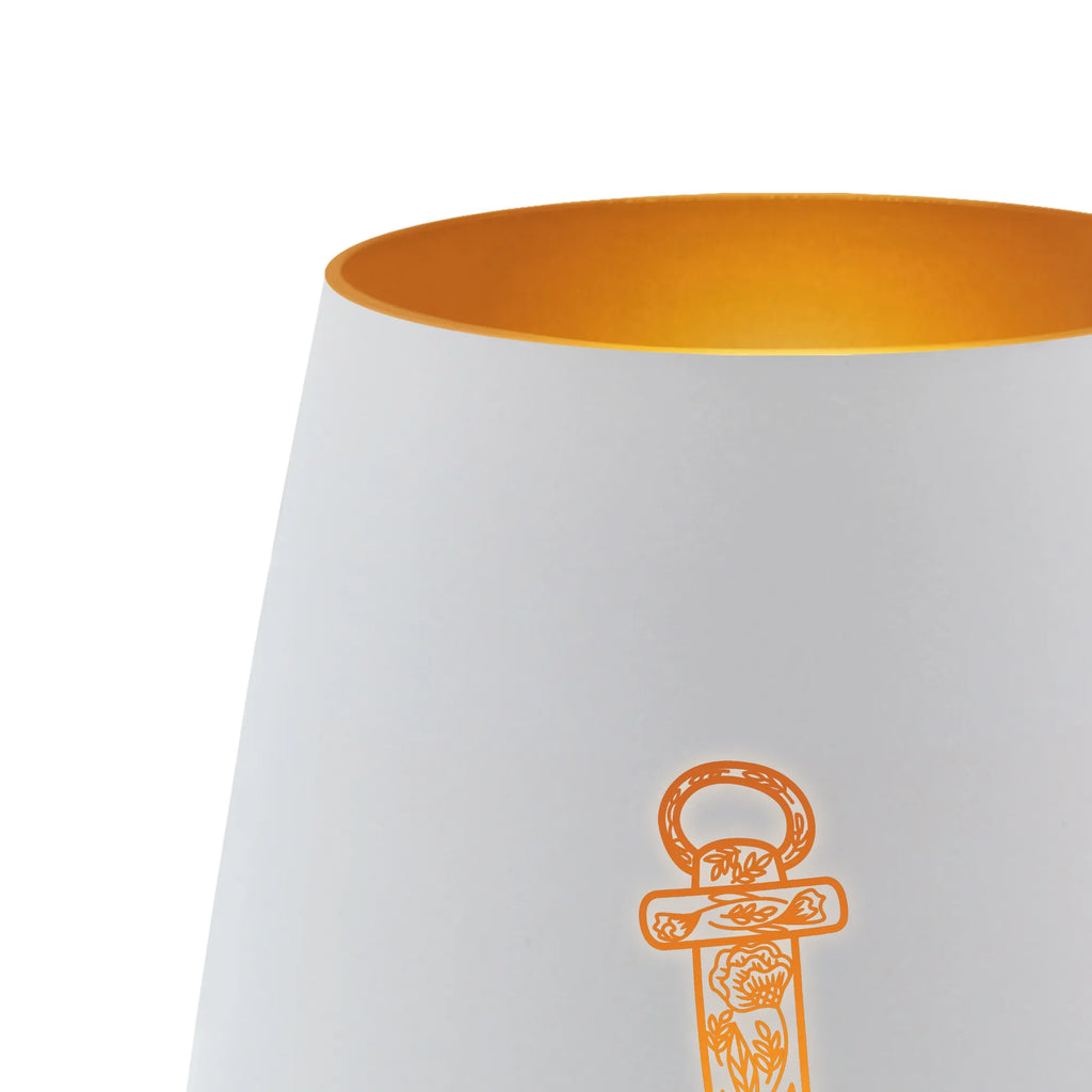 Gold Lantern anchor Blue small animals, cute, funny, cute animal motives, hand drawn, small world, funny sayings, good mood, happy, gifts, gift ideas, special gifts, animal lover, card