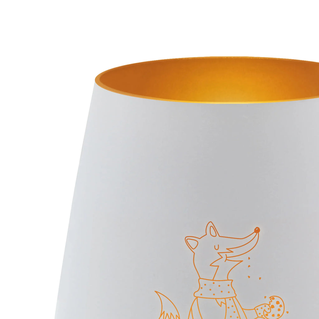Gold Personalized Lantern Fox biscuit fox, foxes, forest wildlife, clever as a fox, animal lover, winter, christmas time, baking saying, love, cookies, kitchen decoration, christmas present