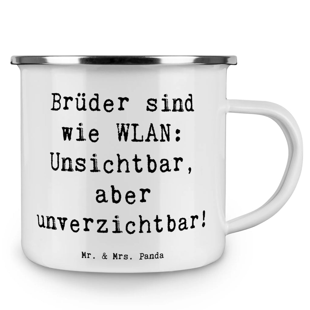 Kempingowy kubek emaliowany Przysłowie Brüder sind wie WLAN: Unsichtbar, aber unverzichtbar! Metalltasse, Trinkbecher, Emaille Tasse Camping, Campingtassen, Edelstahl Trinkbecher, Camping Tasse Metall, Emaille Tasse, Emaille Campingbecher, Camping Tassen, Camping Becher, Metalltasse für Camping, Emaille Becher Camping, Tasse Emaille, Blechtassen, Emaille Becher, Camping Tasse Emaille, Emaille Trinkbecher, Outdoor Tasse, Tasse Camping, Camping Becher Edelstahl, Campingtasse, Camping Tassen Emaille, Metall Tasse, Campingbecher, Kaffee Blechtasse, Blechtasse Outdoor, Blechtasse, Outdoor Becher, Emailletasse, Emaille Tassen, Familie, Vatertag, Muttertag, Bruder, Schwester, Mama, Papa, Oma, Opa