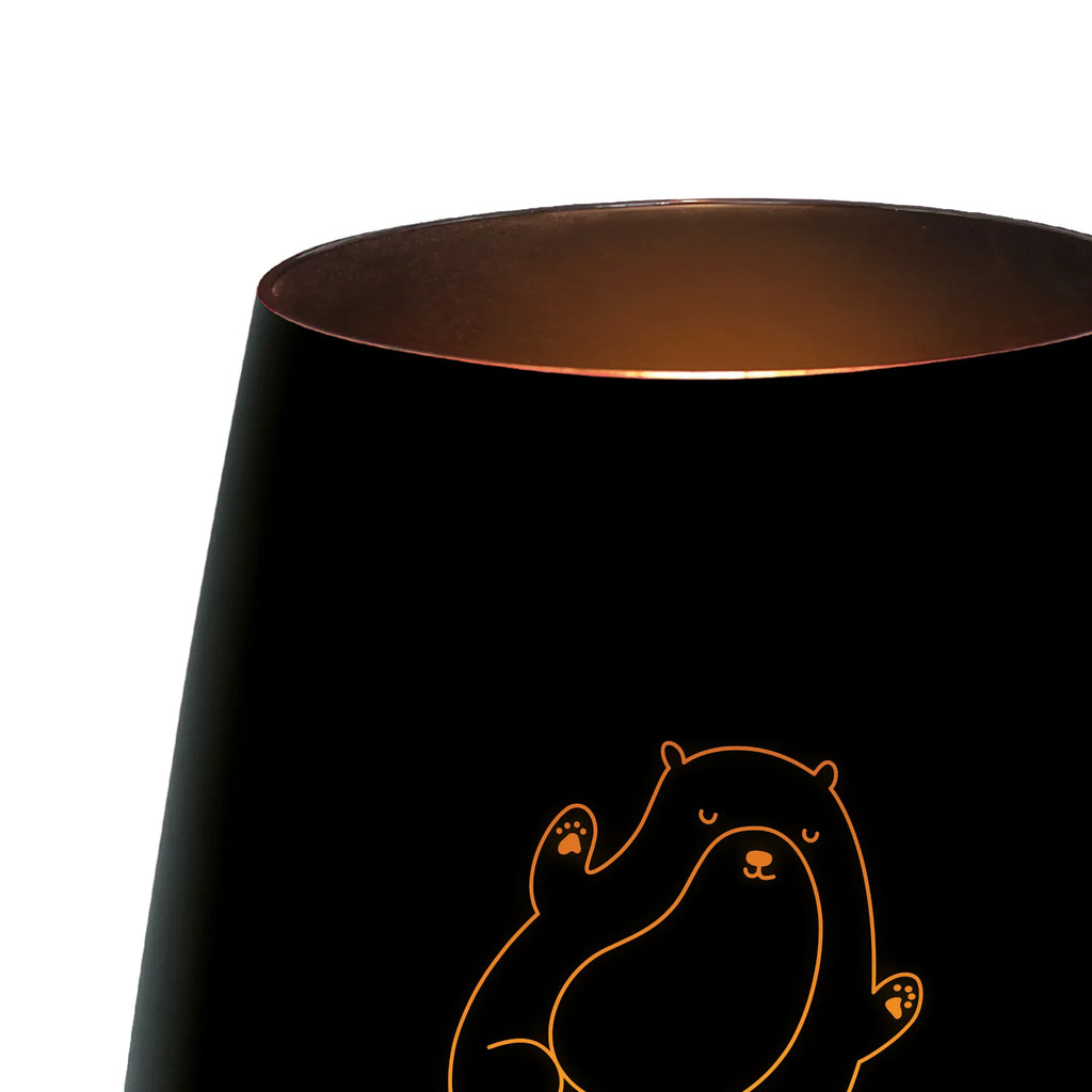 Gold Personalized Lantern otter Embrace otter, marten, sea otter, European otter, water mammal, aquatic animal, baby otter, predator, water, otter gifts, animal lover, gift ideas for animal lovers, animal, mammal, water animal, gifts for people in love, Otter Sea Otter Lake Otter