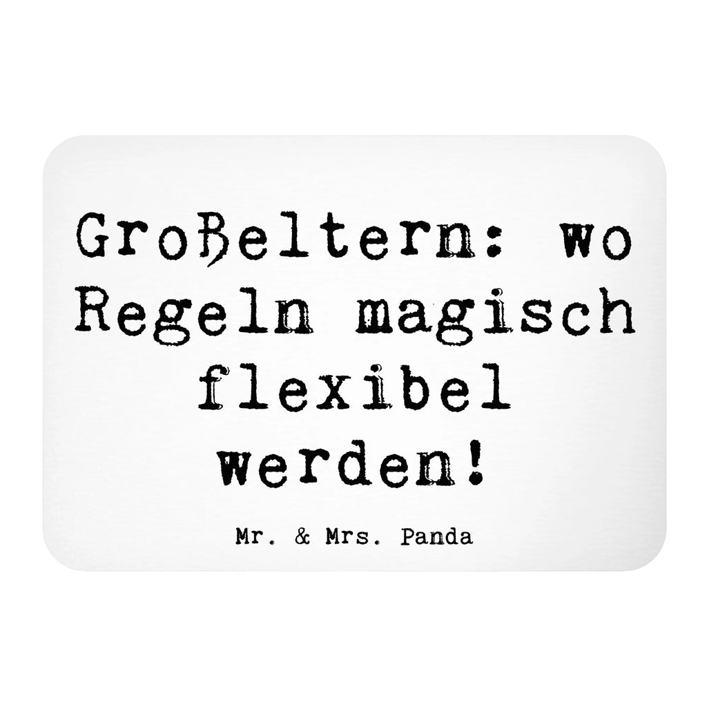 Magnet Saying Großeltern: wo Regeln magisch flexibel werden! Kühlschrankmagnet, Pinnwandmagnet, Souvenir Magnet, Motivmagnete, Dekomagnet, Whiteboard Magnet, Notiz Magnet, Kühlschrank Dekoration, Familie, Vatertag, Muttertag, Bruder, Schwester, Mama, Papa, Oma, Opa