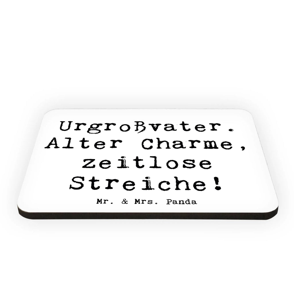 Magnet Spruch Urgroßvater Charme Kühlschrankmagnet, Pinnwandmagnet, Souvenir Magnet, Motivmagnete, Dekomagnet, Whiteboard Magnet, Notiz Magnet, Kühlschrank Dekoration, Familie, Vatertag, Muttertag, Bruder, Schwester, Mama, Papa, Oma, Opa