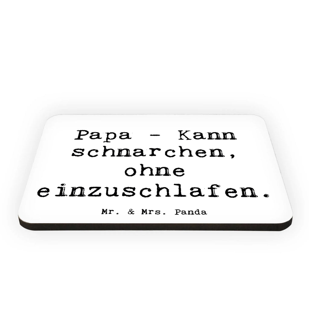 Magnet Saying Papa - Kann schnarchen, ohne einzuschlafen. Kühlschrankmagnet, Pinnwandmagnet, Souvenir Magnet, Motivmagnete, Dekomagnet, Whiteboard Magnet, Notiz Magnet, Kühlschrank Dekoration, Familie, Vatertag, Muttertag, Bruder, Schwester, Mama, Papa, Oma, Opa