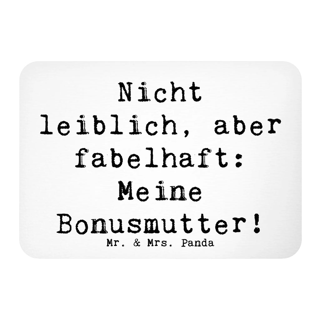 Magnet Saying Nicht leiblich, aber fabelhaft: Meine Bonusmutter! Kühlschrankmagnet, Pinnwandmagnet, Souvenir Magnet, Motivmagnete, Dekomagnet, Whiteboard Magnet, Notiz Magnet, Kühlschrank Dekoration, Familie, Vatertag, Muttertag, Bruder, Schwester, Mama, Papa, Oma, Opa